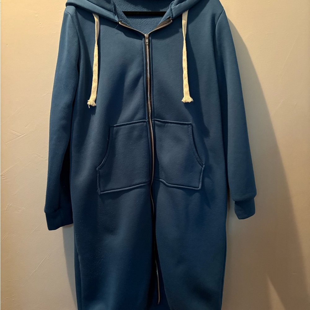 Fée et Rit Blue Hooded Jacket